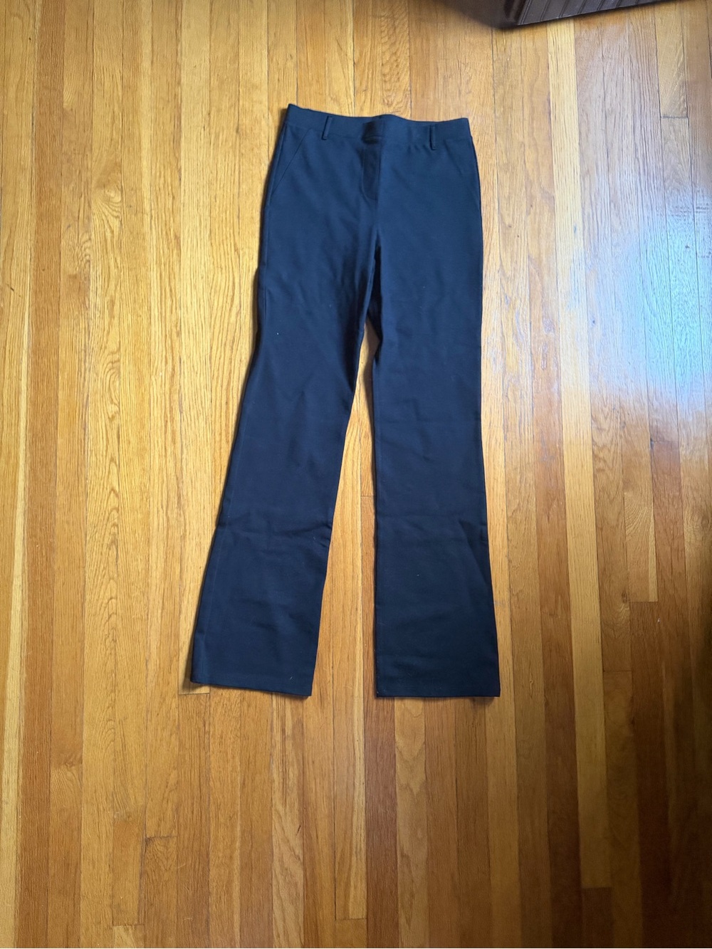 Quince Black Flare Wide-Leg Jeans